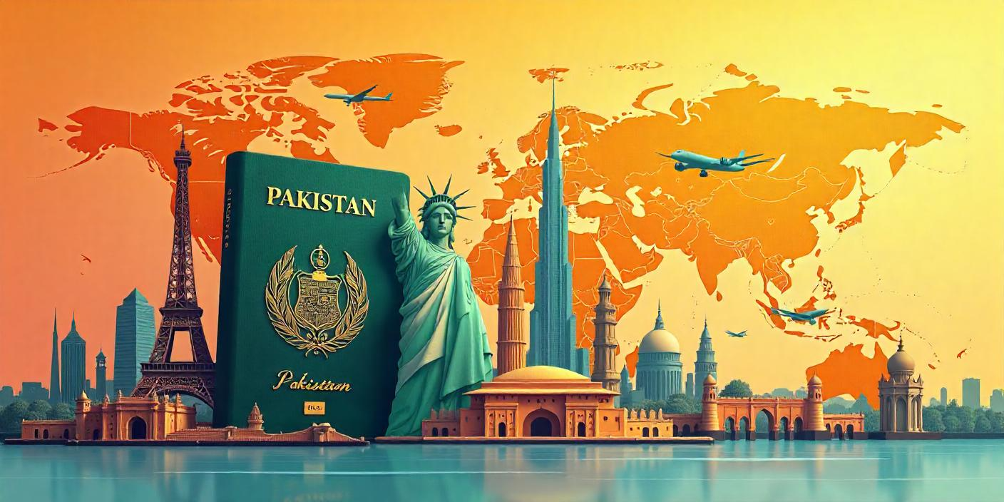 Visa free countries for Pakistan